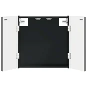 vidaXL Omara za tarče ALKMAAR Črna 52,5 x 10,5 x 53,5 cm