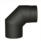 Dimno koleno 200 mm/90 stopinj t.1,5 mm ČERNO