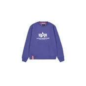 ALPHA INDUSTRIES Majica vijolično modra/bela