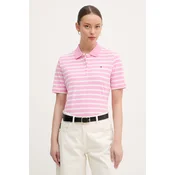 Tommy Hilfiger polo ženska majica z bombažem