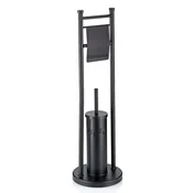 Kela Komplet za WC Swing, črn, 22 x 77,5 cm