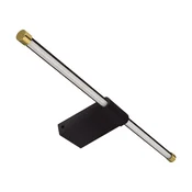 Ideus LED stenska svetilka za kopalnico IP44 12W črna 50cm 1480lm 4100K PASO 4115