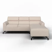 Bessagi Home sedežna garnitura Filou (širina/višina/globina: 211/72-82/146cm), bež