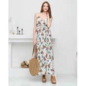 Resti Womens airy white maxi dress - Clothing