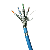 DATACOM F/FTP kabel CAT6A LSOH Eca 500m roll, blue jacket
