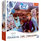 Društvena igra 2 u 1 Frozen II čovječe ne ljuti se/ zmije