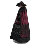 Gothic in punk ženska majica - Red Winter Gothic - DEVIL FASHION - CA04502