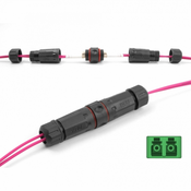 Delock I člen optični vodoodporen LC duplex SM APC 87874