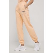 Pamučne hlače P.E Nation za žene, boja: narančasta, glatke