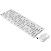 Logitech MK295 Silent Set tastatura i miš, Bežicna, Bela