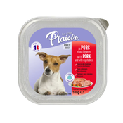 Plaisir pašteta za pse - svinjetina i povrce 100g