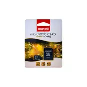 MicroSDHC 16GB CL10   adpt 854717 MAXELL