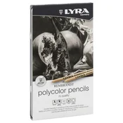 Lyra Rembrandt Polycolor Metal Box Komplet barvnih svinčnikov Gray Tones 12 kos