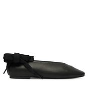 Balerinke Tommy Jeans Tjw Ballerina With Laces EN0EN02939 Črna