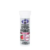 NOW Foods – Effer-Hydrate šumeče tablete, limona-limeta, 10 tablet