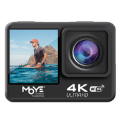 MOYE Akciona kamera Venture 4K Duo crna