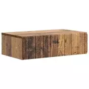 vidaXL Stenska stranska miza Star les 59 x 34,5 x 17 cm Inženirski les
