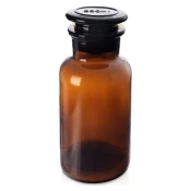 shumee Rjava steklena posoda za hrano s širokim zamaškom 250 ml