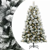 Vidaxl Umetno Zložljivo Božično Drevo 150 cm 150 LED Toplo bela