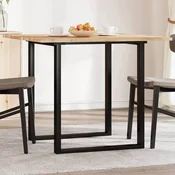 vidaXL Mizna plošča kvadratna 90x90x2 cm trden akacijev les