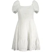GUESS JEANS SHORT DRESS WOMEN WHITE