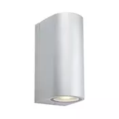 Markslöjd 109112 - ALOR LED vanjsko zidno svjetlo s prigušivanjem 2xLED/4,9W/230V IP65, srebrno