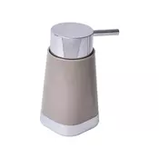 Doza za milo Tendance 6234165 PVC/krom, sivorjava