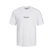 White Mens T-Shirt Jack & Jones Vesterbo - Men