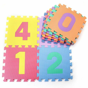 SEDCO Otroška igralna podloga s številkami Sedco 30x30x1,2 cm - 10 kosov