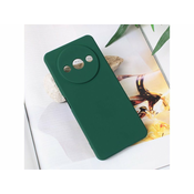 TERACELL Maska Soft Velvet za Xiaomi Redmi A3 Tamno zelena