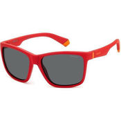 Polaroid Junior PLD8057/S 0Z3/M9 Polarized ONE SIZE (50) Rdeča/Siva
