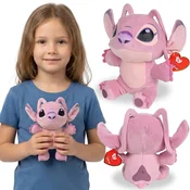 Disney TY DISNEY Lilo in Stitch ANGEL Plišasta maskota, plišasta igračka BEANIE BABIES, mehka senzorična igračka 20 cm