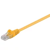 Goobay U/UTP CAT 5e patch 1,5 m rumeni mrežni povezovalni kabel