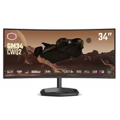 COOLER MASTER Gaming monitor 34  GM34-CWQ2 (CMI-GM34-CWQ2-EK) /34/VA/3440 x 1440 (UWQHD)/165 Hz