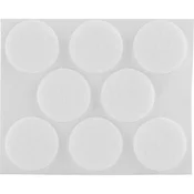 Drsnik iz filca samolepilni o28 x 3 mm bel 8 kos