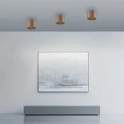 LED-stropna svetilka za kopalnico PURE Point, bronasta, O 11 cm, IP44 - Kopalnica - Sodobni - Kovina