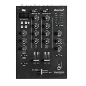 OMNITRONIC PM-222P, 2 kanalna DJ mešalna miza z Bluetooth in USB predvajalnikom - Omnitronic