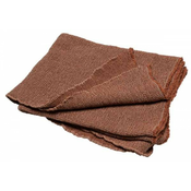 Odeja iz predopranega recikliranega bombaža Loft 130 x 170 cm, satje - terracotta