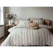 Viktorija Komplet set posteljina za Francuski ležaj Cotton-Life 200x220cm, Bej