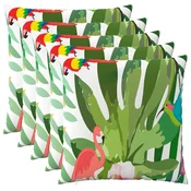 vidaXL Prevleka za blazino 6 pcs HEERLEN večbarvno 60 x 60 cm