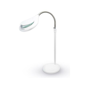 Lightcraft LED stoječa svetilka s povečevalnim steklom in podstavkom