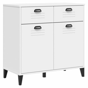 Komoda VIKEN bijela 80 x 40 x 80 cm od konstruiranog drva