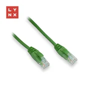 LYNX UTP povezovalni kabel Cat5e, PVC, CCA, 5m, zeleni