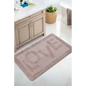 Lessentiel Maison Prostirka za kupatilo Love, 60x100 cm, Braon