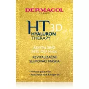 Dermacol 3D Hyaluron Therapy Revitalising Peel-Off maska za obraz za vse tipe kože 15 ml za ženske
