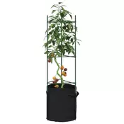 Kavezi za rajcice s vrecama za biljke 4 kom 116 cm celik i PP