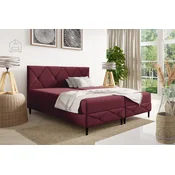 Boxspring postelja Geneva - 200x200 cm