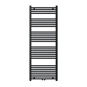Novaservis - Peškirni radijator za kupatilo, ljestvasti, 836W/230V, 160x60 cm, crni, ravan