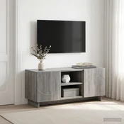 vidaXL TV stojalo 90 x 34,5 x 40 cm Siva Sonoma Inženirski les