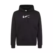 Nike Sportswear Sweater majica, crna / bijela